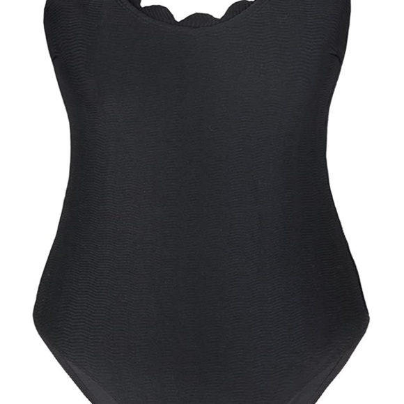 *NWT* CUPSHE Women One Piece Swimsuit Scalloped Backless Bathing Suit - Picture 4 of 11